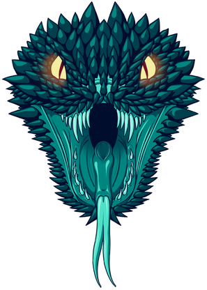 Shaded colour bust, Simple BG