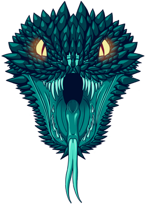 Cell shaded colour, bust, simple BG