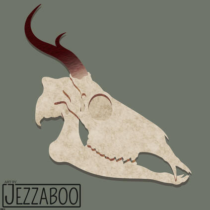 Flat colour, bust, simple BG ("Papercraft" style)